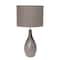 Creekwood Home Essentix 18" Ceramic Dewdrop Table Lamp